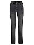 Bequeme Stretch-Qualität Paola Röhrenjeans Damen Slim Fit Black 20