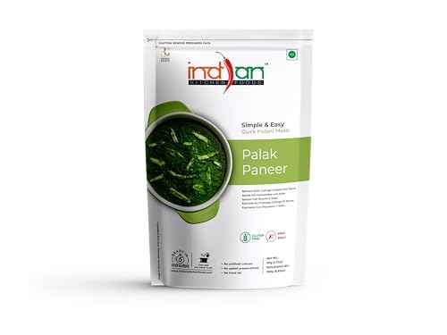 Image of Indian Kitchen Foods Instant Palak Paneer - Freeze Dried, Gluten-Free, Ready-to-Eat Indian Vegetarian Meal