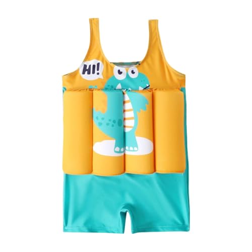 POIUIYQA Bañador para niña con efecto flotabilidad para natación, vacaciones en la playa