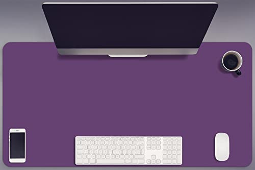 Sous-main de bureau gaming 120x60cm violet Decormat en vinyle protecteur