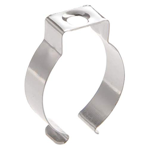 120 Pezzi Clip A U T8 Per Fissaggio Tubo Fluorescente - Supporto Lampada 35x27mm Per Ufficio E Casa