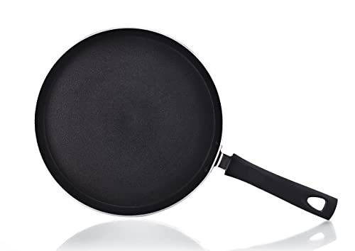 Image of TWIN BIRDS Induction Base Non Stick Aluminium Cookware Set Including Kadai 240MM, Fry Pan 240 MM, Tawa 250 MM and Glass Lid | Red and Black