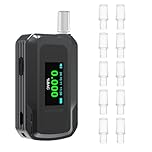 Homcoice Éthylotest Electronique Police avec 10 Embouts, Alcootest capteur électrochimique et Rechargeable par USB, Alcoometre Portable pour Usage Domestique ou Automobile