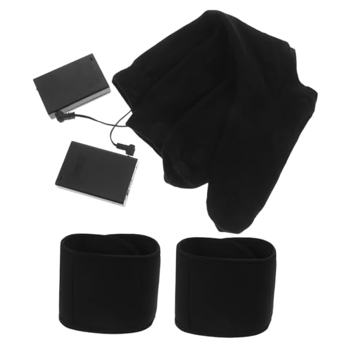 VICASKY 1 Pair Rechargeable Heated Socks for Men Women USB Thermal Foot Warmers with Intelligent Temperature Control Quick Heating Washable for Skiing Hiking Outdoor Use