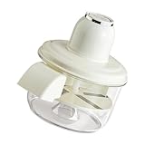 NVOQILIN Máquina peladora eléctrica de uvas de 50 W, motor sin escobillas, 200 mm de diámetro, textura para pelar frutas de forma rápida y eficiente