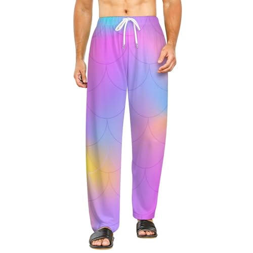 Bas de pyjama femme long au design élégant d'écailles vêtement de nuit premium