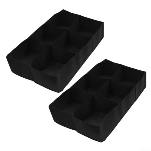 DAZZLEEX Sacs de culture en tissu respirant pour parterres surélevés pour une large gamme de plantes et de fleurs (6 carrés)