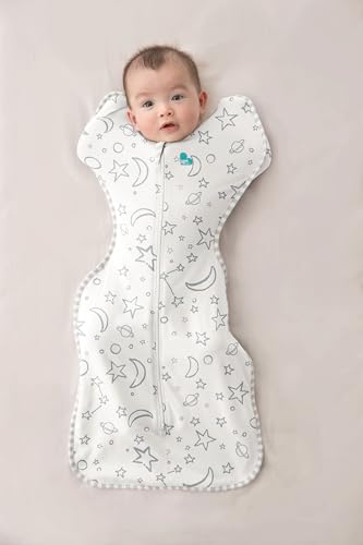 Love To Dream™ Swaddle UP™ Bamboo, Small 3.5-6 kg, Cream, Snug Fit Supports Good Sleep, 1.0 Tog Suitable for Moderate Temperature (20-24°C), Machine Washable & Double Zip for Easy Nappy Change