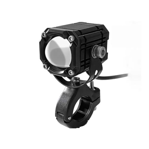 Clignotant et projecteur LED moto universel avec feu de jour rouge lentille