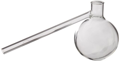 Corning Pyrex Reusable Borosilicate Glass Short Neck Round Bottom Church Distilling Flask, 500ml Capacity