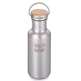 Klean Kanteen Botella Reflect 18oz, Adultos Unisex, Plateado, 199 mm H x 72.5 mm W