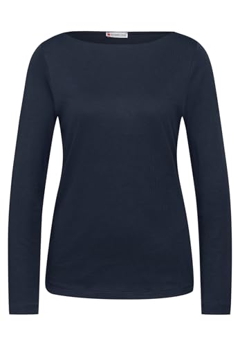 Street One Basic Langarmshirt deep Blue 38 – Ansicht 4