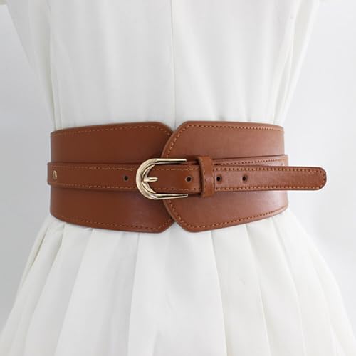 Women's Elastic Wide Belts, Retro Dress Belt Waist Cinch Belt, Corset Belt Wide Elastic Belts for Dress Stretchy Waistb3