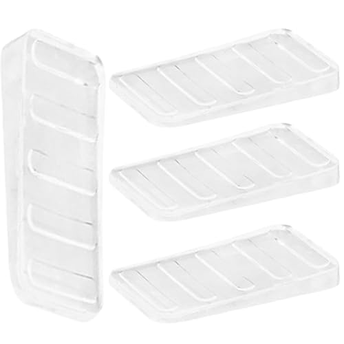 ksngTixe 4Pcs Clear Table Shims Non-Slip Furniture Levelers for Leveling Tables Chairs Restaurant Leg Wedge Appliance Shims