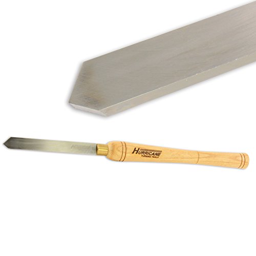 Hurricane Turning Tools, HTT-123, High Speed Steel, 3/4" Scraper for Dovetail Tenons for Woodturning