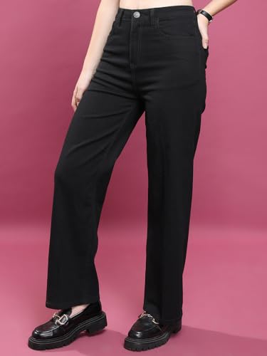 Image of Tokyo Talkies Women High Waist Straight Fit Jeans