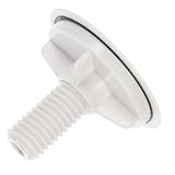 LALAFINA Kitchen Sink Hole Cover Decorative Faucet Plastic Seal for Washbasin Easy Installation Suitable for Kitchen and Bathroom Sinks