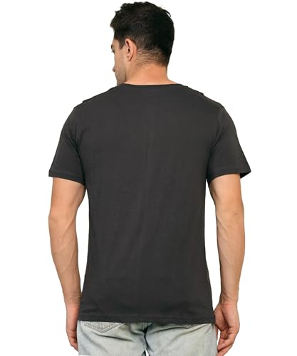 Image of Unisex Round Neck Plain T-Shirt | Combed Bio-Washed Ring Spun Cotton for Men & Women, Short Sleeves