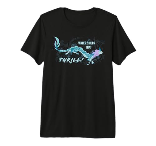 T-shirt Disney Raya Sisu vêtement imprimé dragon d'eau haut premium pour collectionneur