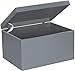Produktbild LAUBLUST Große Holzkiste mit Deckel - 40x30x24cm, Grau, FSC® | Allzweck-Kiste aus Holz - Aufbewahrungskiste | Geschenk-Verpackung | Deko-Kasten zum Basteln | Spielzeug-Truhe | Erinnerungsbox