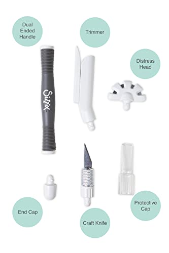 Sizzix™ Making Tool - Sizzix Surfacez™ Craft Tool Set, White/Grey - Image 2