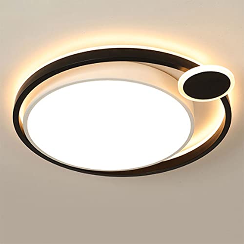 Plafonnier hôtel créatif en fer et acrylique, luminaire haut de gamme design rond 38cm