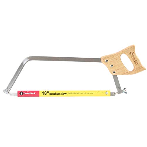 GreatNeck BUS18 Butcher Saw, 18 Inch | Meat Processing Saw – Cut Through