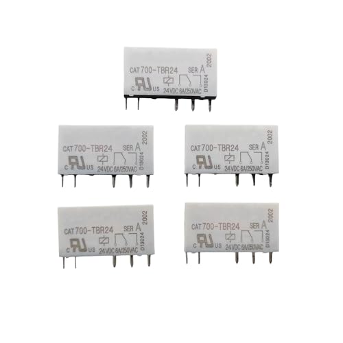 Relais CAT 700-TBR24 6A 250VAC contacteur 24VDC 5 broches pour automatisme industriel