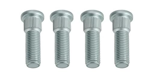 4pcs Rear Wheel Hub Brake Drum Lug Bolts Stud M12*1.25 Thread Replacement for Yamaha G1 G2 G5 G11 & (G8 G9 Gas Models) & 07-14 G29 Golf Cart