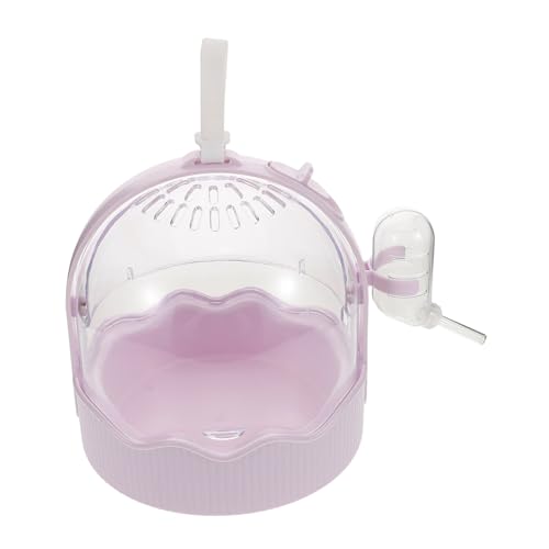 GRIRIW Durable Small Animal Travel Bag for Hamsters Guinea Pigs Sugar Gliders Includes Food Tray Water Bottle for Outdoor Use