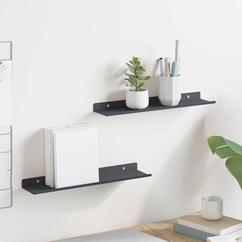 Gecheer Elegance Meets Simplicity: Steel Wall Shelf for Contemporary Homes - Bedroom, Living Room, Kitchen Model8003952UK