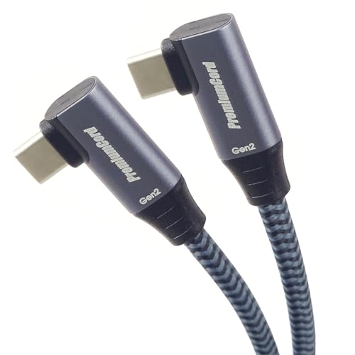 PremiumCord Câble de Connexion USB-C 3.2 Gen 2x2, Câble de Données SuperSpeed ​​​​Jusqu'à 20 Gbit/s, Charge Jusqu'à 5A, Puissance 100 W, PD 3.0 / QC 4.0, USB 3.2 Génération 2x2, Noir, 3 m