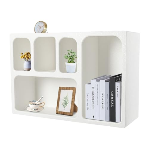 Étagère murale blanche en MDF robuste et design épuré pour décoration moderne - 4