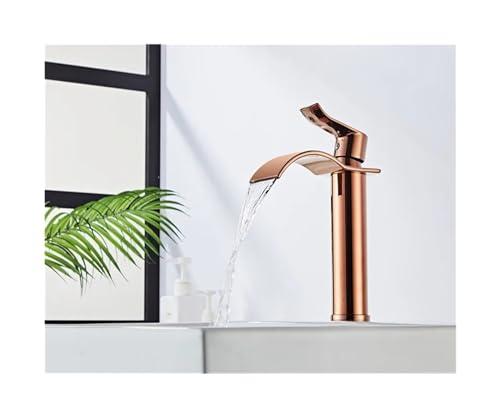 Robinet de cuisine cascade rose gold pour un intérieur moderne - 6