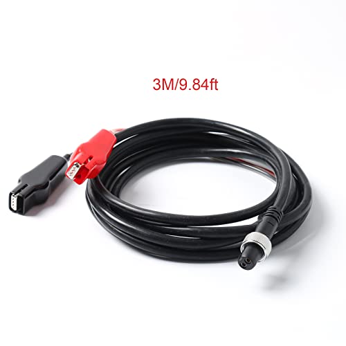Lichifit Power Cord Cable Battery Connecting Line Double Connectors 3M For Daiwa/ Shimano Electric Fishing Reels #TOP2