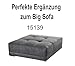 Big Sofa XXL B306/T134/H86 cm, bequeme Lounge Couch mit hochwertiger Federkernpolsterung, viele Kissen, Liegefläche 120 cm x 240 cm, angenehmer Mikrofaserstoff-Bezug in Grau / 15114