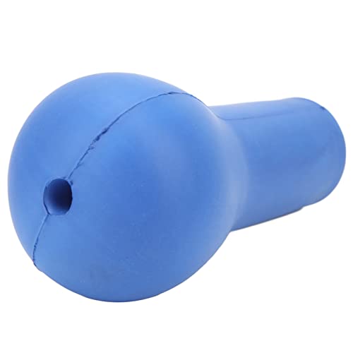 Fockety Support de Canne à pêche, PU Souple, Bonnes propriétés d'absorption des Chocs, Anti-dérapant, Anti-Froid, Plateau ventral sphérique, Prise en Main Confortable pour Canne à pêche (Bleu)