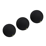 Asixxsix Professionelle Squashbälle, 3er-Pack Gummi-High-Bounce-Bälle für Wettkampfspiele und Anfängertraining, mit Stabiler Flugbahn Zum Üben der Ballkontrolle, Squashball (Gelber Punkt)