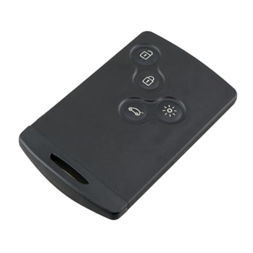 HooRLZ Coque Clé Renault, pour Renault Koleos Captur Clio 4 Mégane 3 Laguna 3 Scenic 3, Boitier Clé Renault Clio, Clef Renault Mégane - 4 Boutons