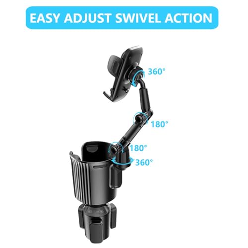 Extenseur de porte-bouteille d'eau de voiture et support téléphone Teksome - 7