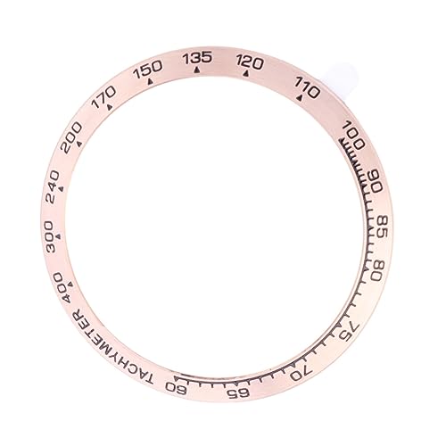 jojofuny 46mm Bezel Camera Case Cross Body Watch Steel Bezel Ring Watch Bezel Metal Scale S3