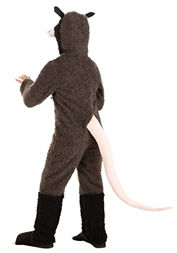 Disfraz infantil Fuzzy Possum con capucha y cubrezapatos miniatura 2