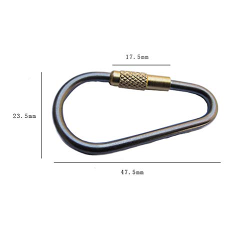 CLISPEED Heavy Duty Tipo D Fivela Em Forma de D Mosquetão Mosquetão Multifunções