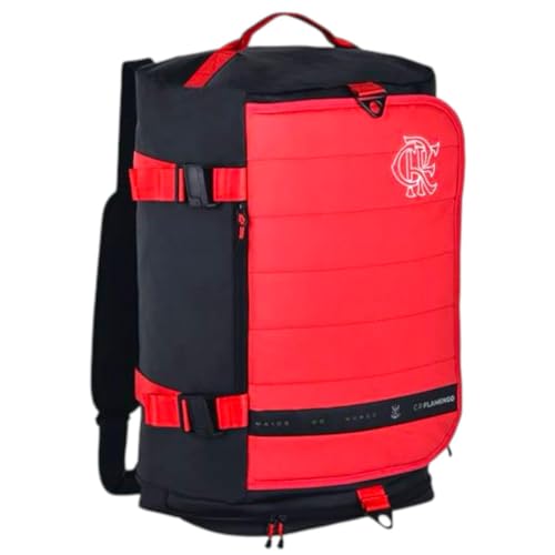 Clio Style - Mochila Grande Flamengo 3 em 1 Mala Oficial Clio Viagem