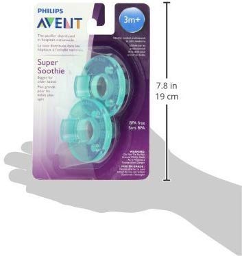 Kit Com Refil 2 Chupeta Philips Avent Verde 0-3 Meses