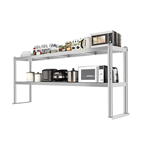 60 x 12 Inch Stainless Steel Work Table Kitchen Prep Table, Commercial Heavy Duty Tables Adjustable UnderShelf BBQ Prep Table for Garage, Home, Warehouse and Kitchen