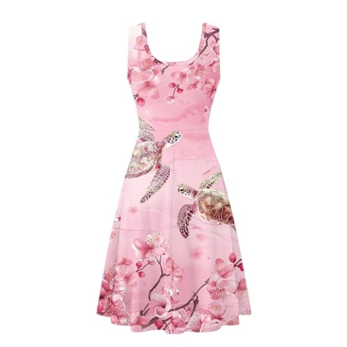 Image of TOADDITDO Womens Summer Sleeveless Tank Dress with 2 Side Pockets XS-4XL Plus Size