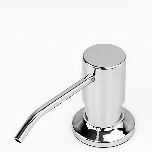 Dosador para Detergente Embutido Inox 1000 ml (Basic Cromado)