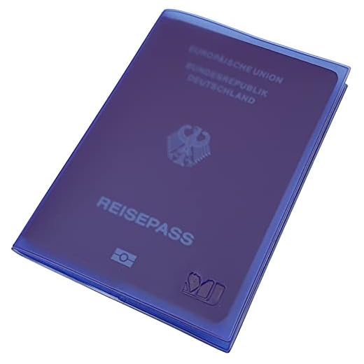 Fundas de Pasaporte 2 Bolsillos Made in UE (Lila)