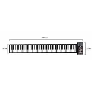 McGrey RA-88 Piano Enroulable 88 touches avec Batterie – Clavier enfant 128 sons et rythmes d’accompagnement, USB MIDI… - Les Beatles, Paul McCartney, John Lennon, RIngo Starr, George Harrison McGrey RA-88 Piano Enroulable 88 touches avec Batterie - Clavier enfant 128 sons et rythmes d'accompagnement, USB MIDI… – Image 4